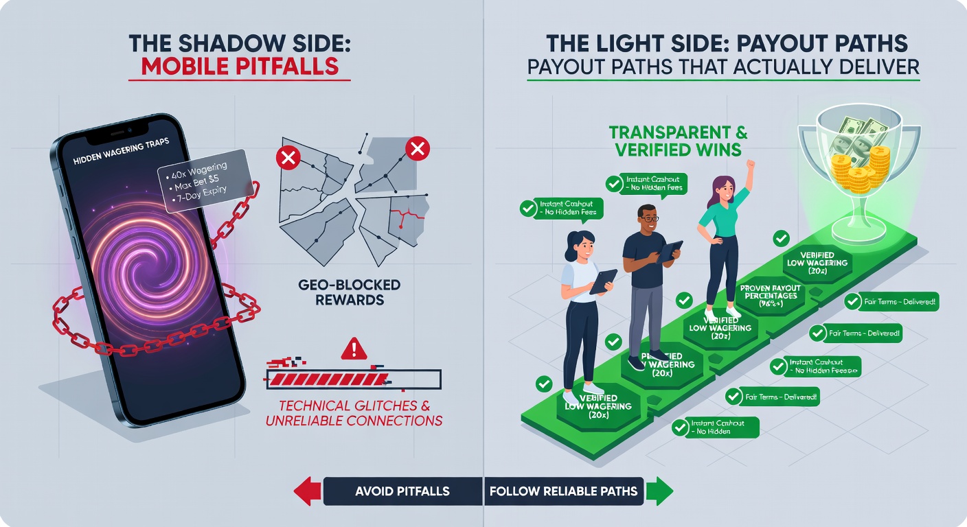 Grafiek met uitbetalingspercentages en mobiele app crashes tijdens free spins