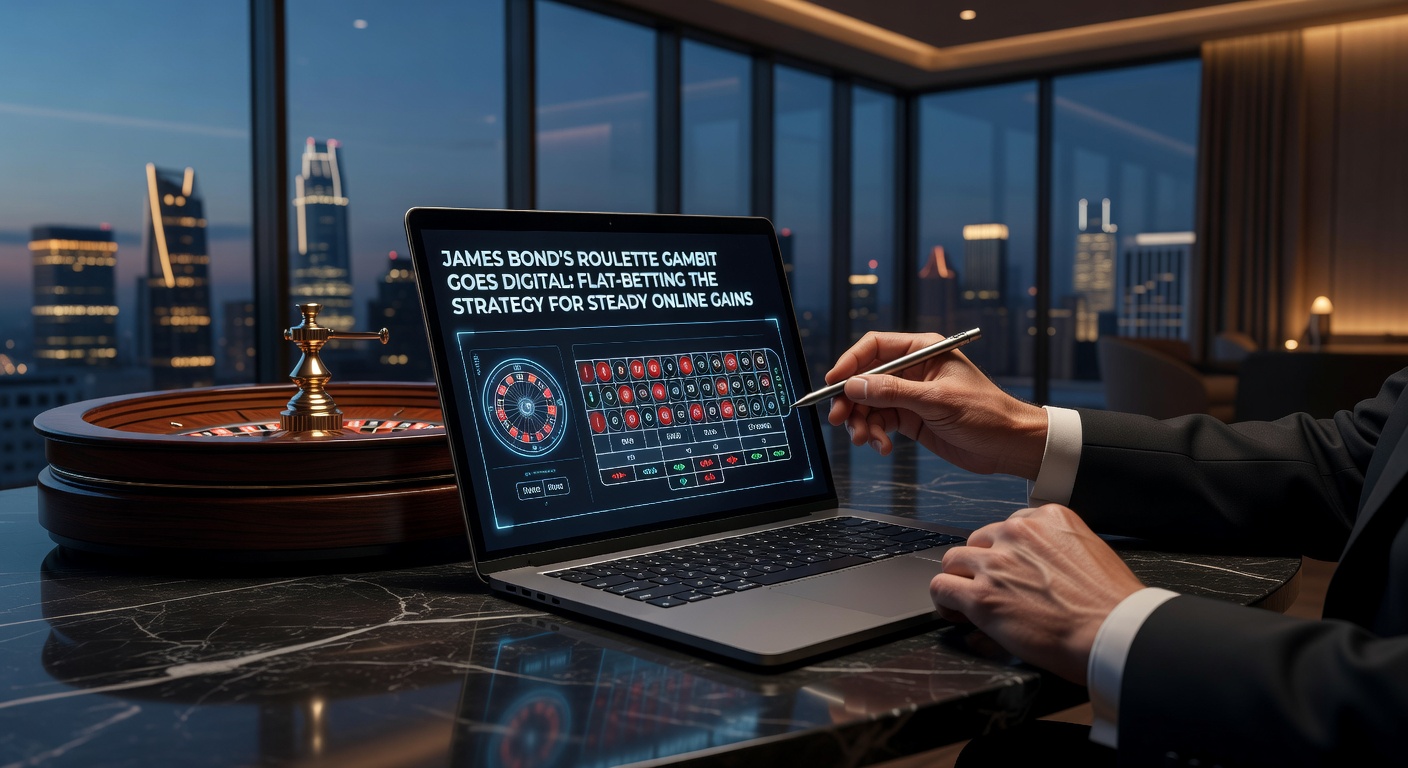 Digitaal roulette-scherm met Bond-strategie-inzetten zichtbaar op een online casino-platform, inclusief chat en statistieken