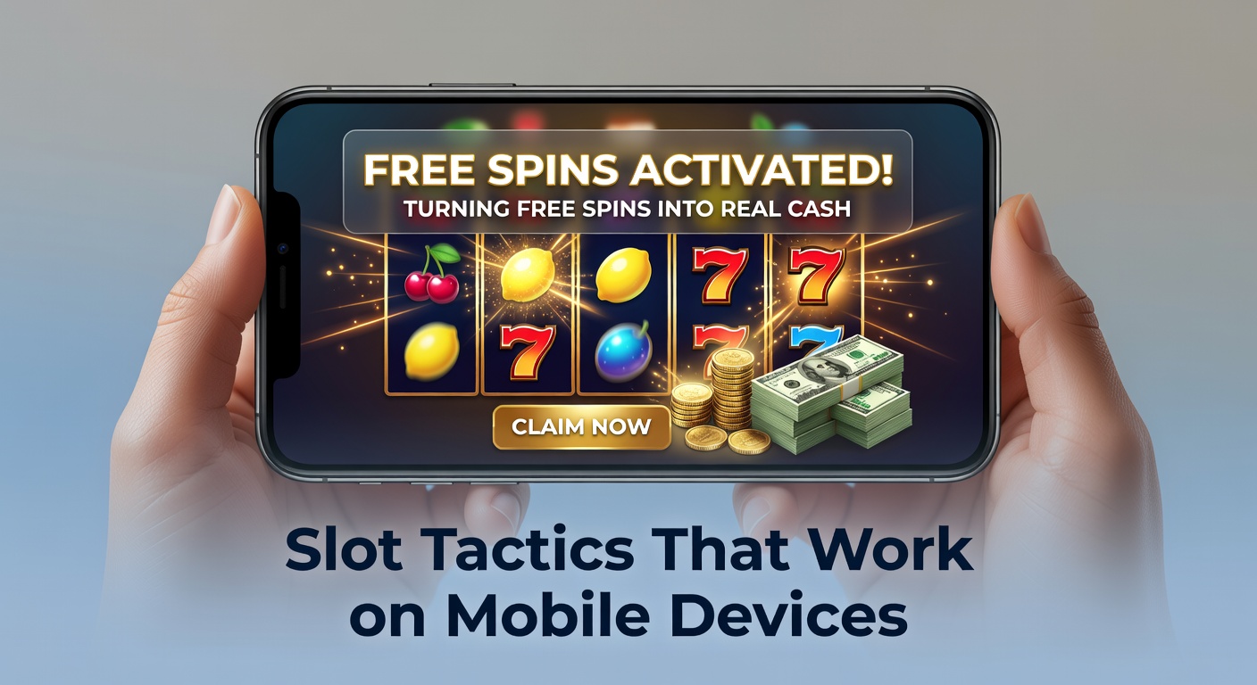 Grafiek met RTP-curves en mobiele slotinterface vol free spins symbolen en cash uitbetaling